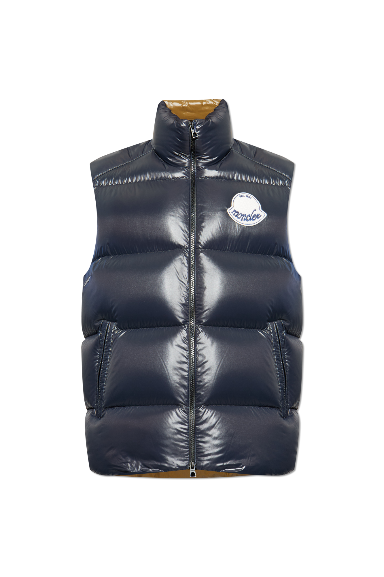 MONCLER｜VESTS (1A00028 595ZZ 562) Moncler TARN GILET Down Vest Jacket Zip Up Hood Fur Nylon 1